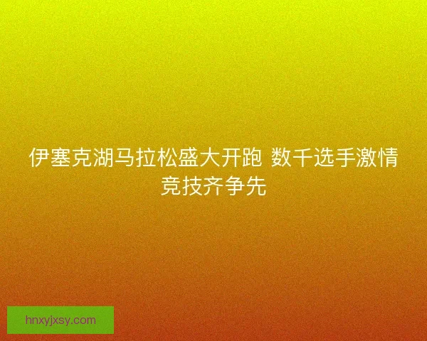 伊塞克湖马拉松盛大开跑 数千选手激情竞技齐争先